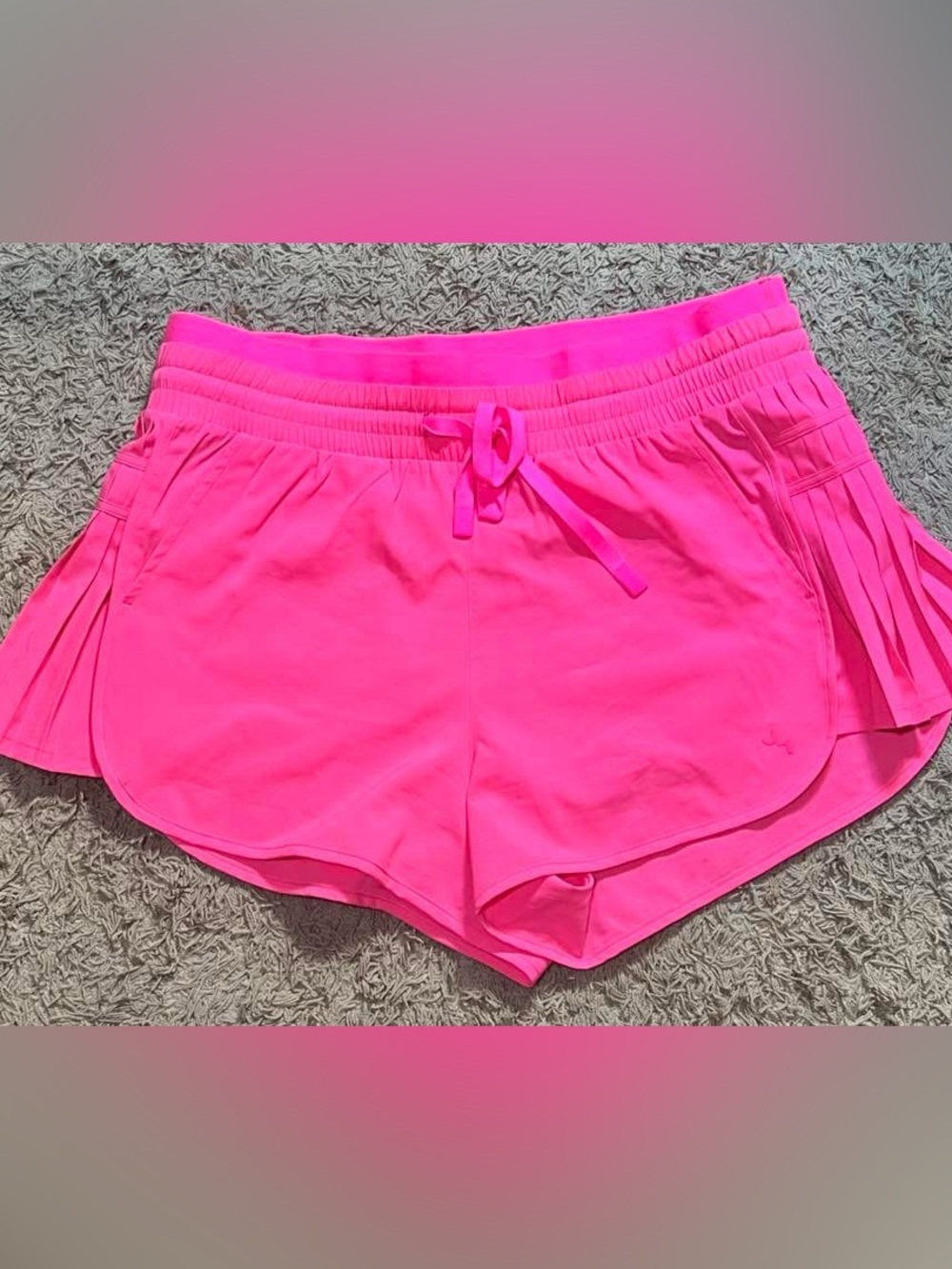 JoyLab Bright Pink Athletic Drawstring Shorts